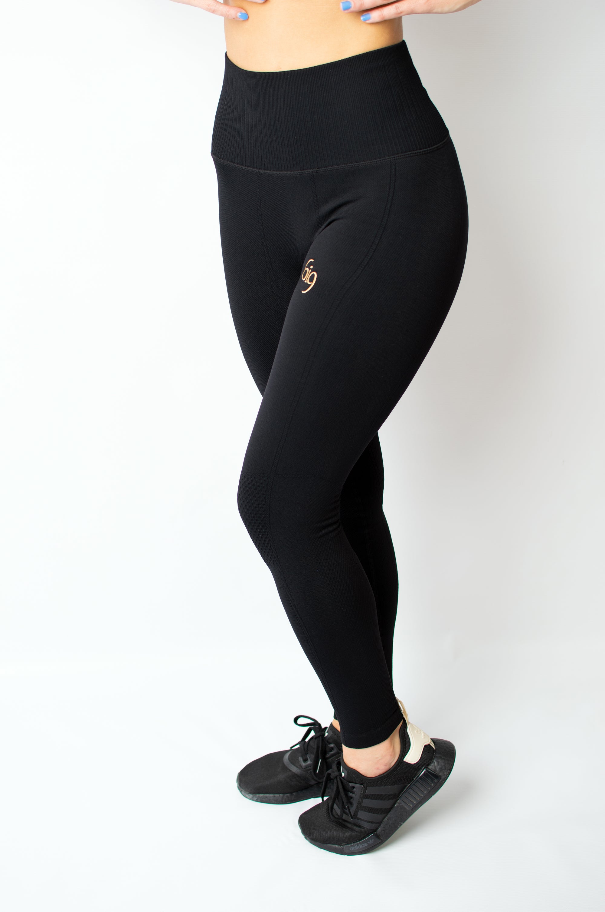 Inspire Legging Black/Gold - BIG Gymwear Ltd