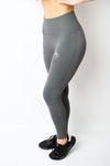 Inspire Legging Grey - BIG Gymwear Ltd
