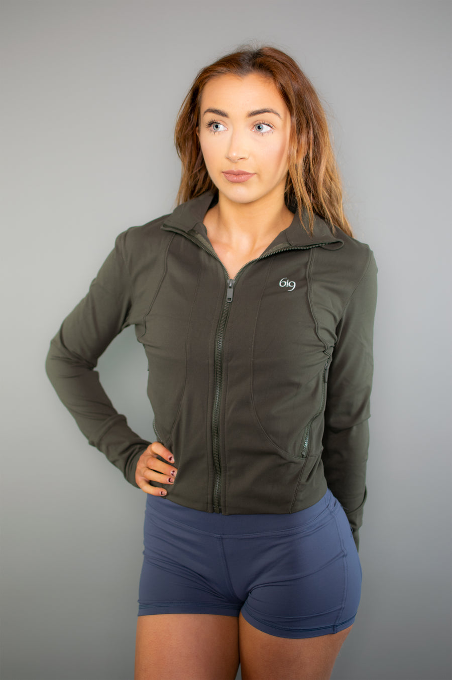 Recreation Jacket (Khaki Green) - BIG Gymwear Ltd