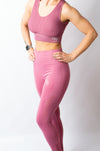 Inspire Sports Bra - Pink - BIG Gymwear Ltd